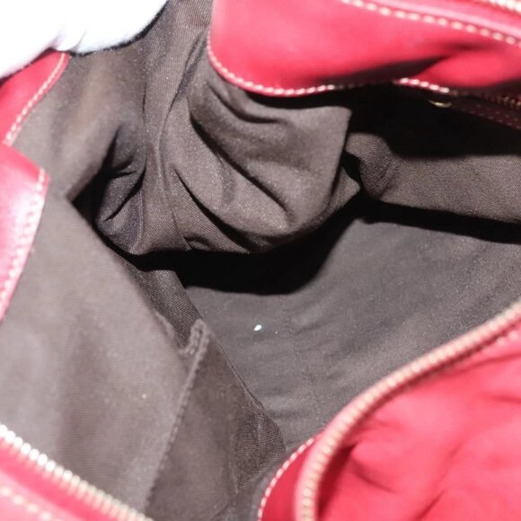 GUCCI Shoulder Bag Leather Red Gold 189840 001364 Auth bs27504 - Picture 12 of 16